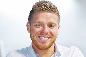 Young man with picture-perfect smile