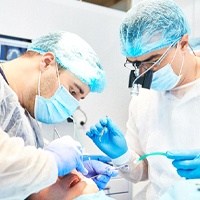 Dentists placing dental implants in Lewisville