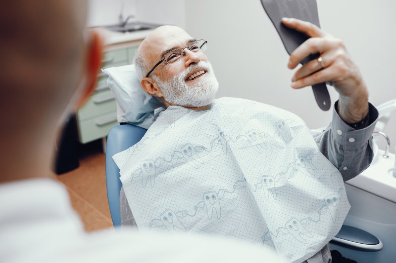 Man in the dental chair